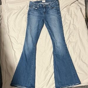 Hudson Jeans Size 28 Medium Blue Flare Denim
